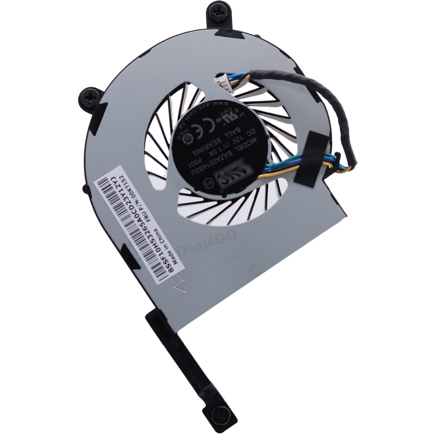 Deal4GO CPU Cooling Fan 00KT152 BAZA0814B2U Replacement for Lenovo ThinkCentre Tiny 3 M900 M700 M715Q M93P M73 M83 M900x Desktop, Black