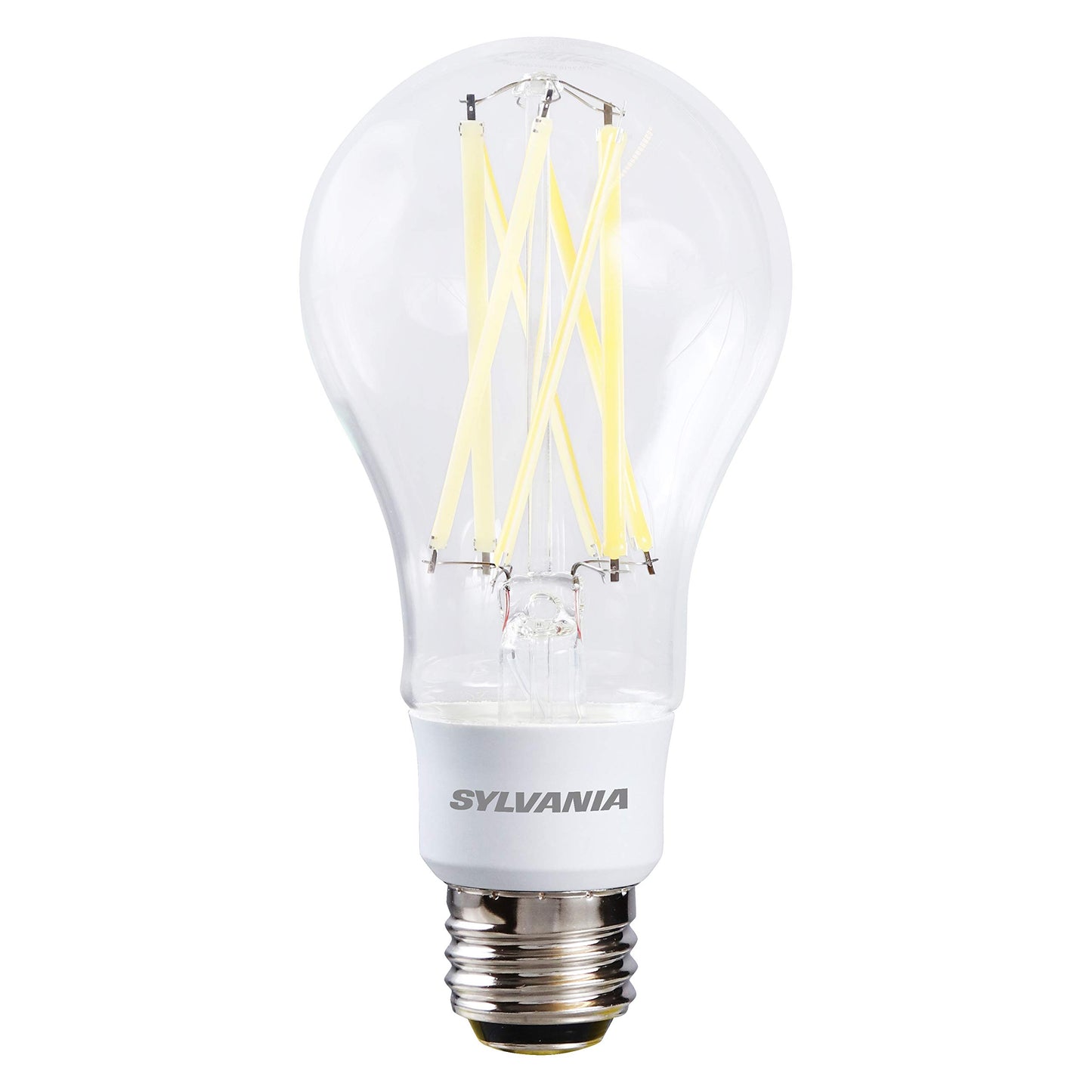 Sylvania LED TruWave Natural Series 3-Way A21 Light Bulb, 40/60/100W Equivalent Efficient 6.5/9/13.5W, Medium Base, Clear, 2700K, Soft White - 1 Pack