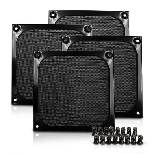 4 Pack of Mesh Grills with Screws (120mm)