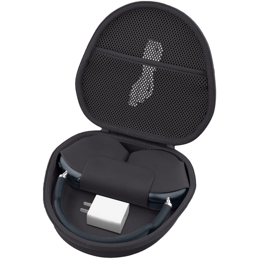 Hard Case for Apple AirPods Max 2 / AirPods Max Wireless Over-Ear Headphones, Portable Travel Storage Organizer with Shockproof Protection, Black