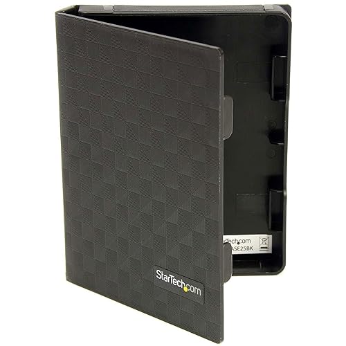 StarTech.com 2.5in Anti-Static Hard Drive Protector Case - Black (3pk) - 2.5 HDD protector black - 2.5 HDD protector , TAA (HDDCASE25BK)