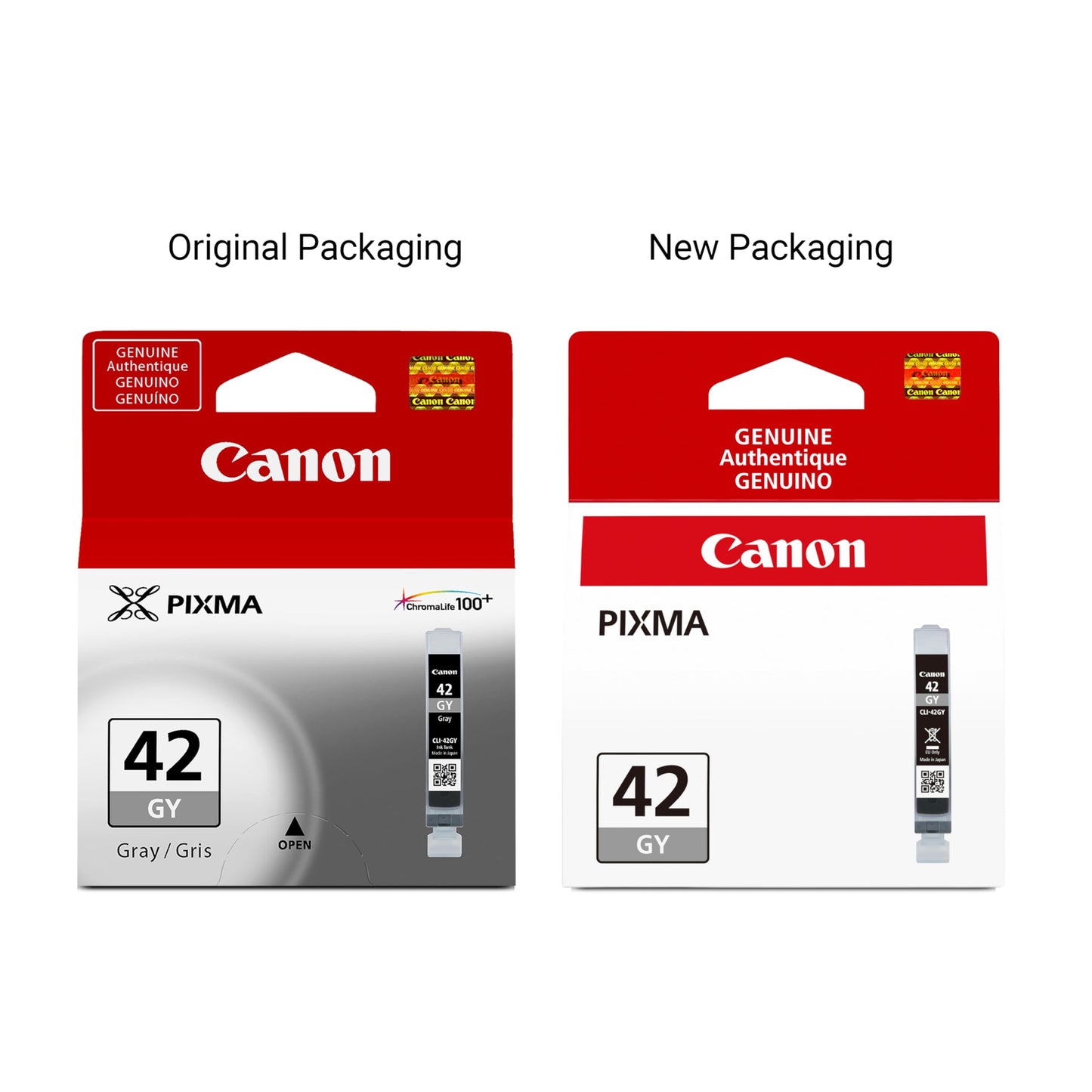 Canon CLI-42 Genuine Gray Ink Tank, Compatible with PIXMA PRO-100 Printers
