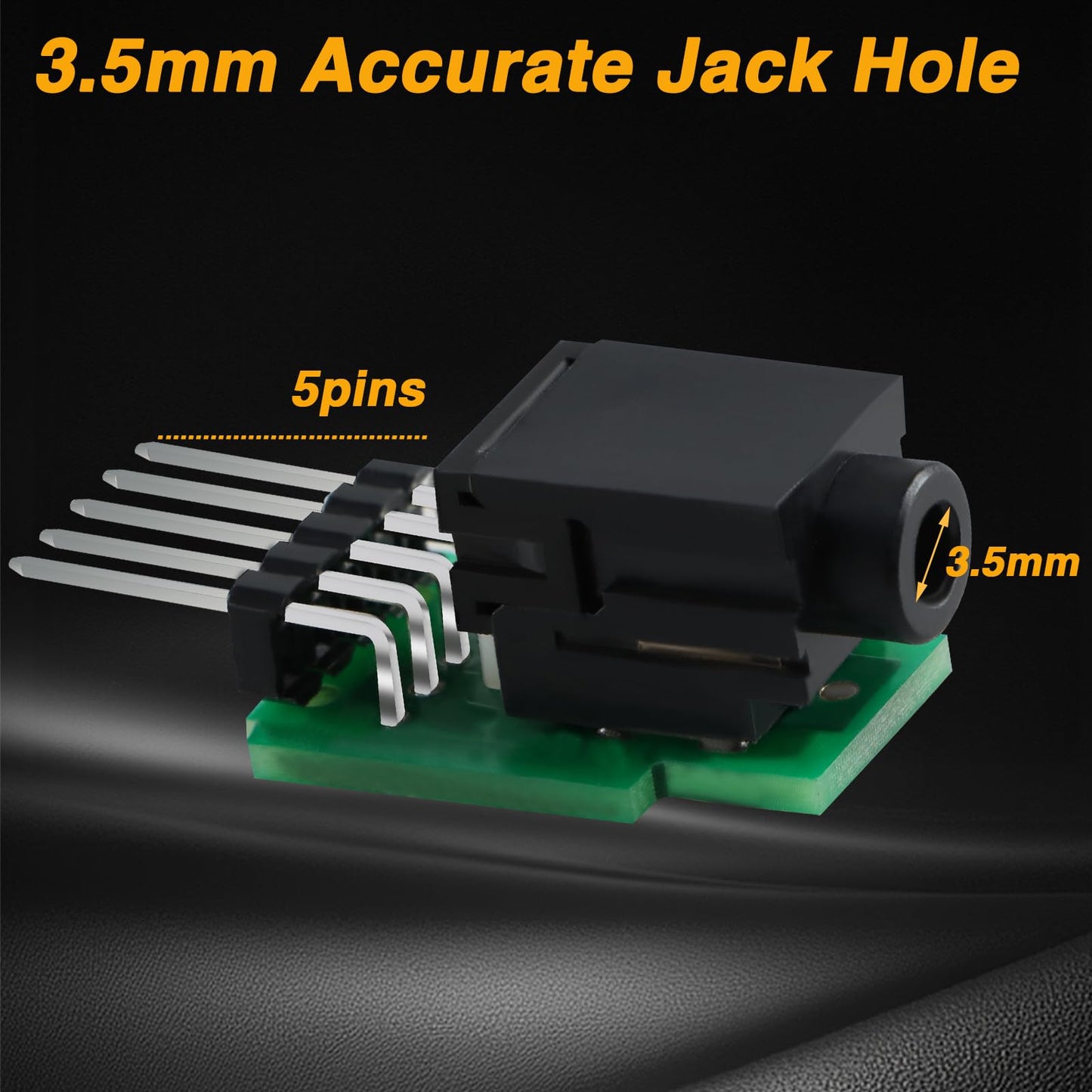 HIMARKLIF AUX Aux Port Auxiliary Input Adapter Audio Input Jack Replacement Repair Kit (Without Cover) Compatible with Civic CRV Pilot Accord
