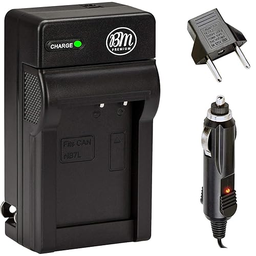 BM Premium NB7L Battery Charger for Canon PowerShot G10, G11, G12, SX30 is Digital Cameras