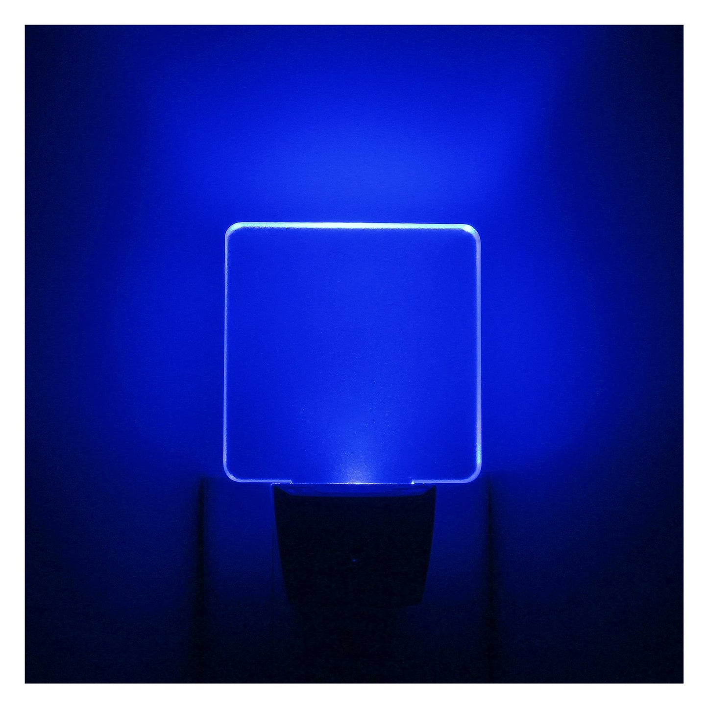 2 Pack 0.5W Plug in LED Night Light with Dusk to Dawn Sensor Blue
