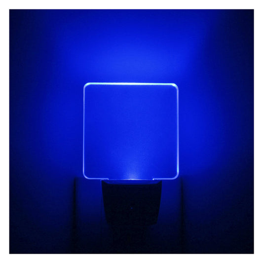 2 Pack 0.5W Plug in LED Night Light with Dusk to Dawn Sensor Blue