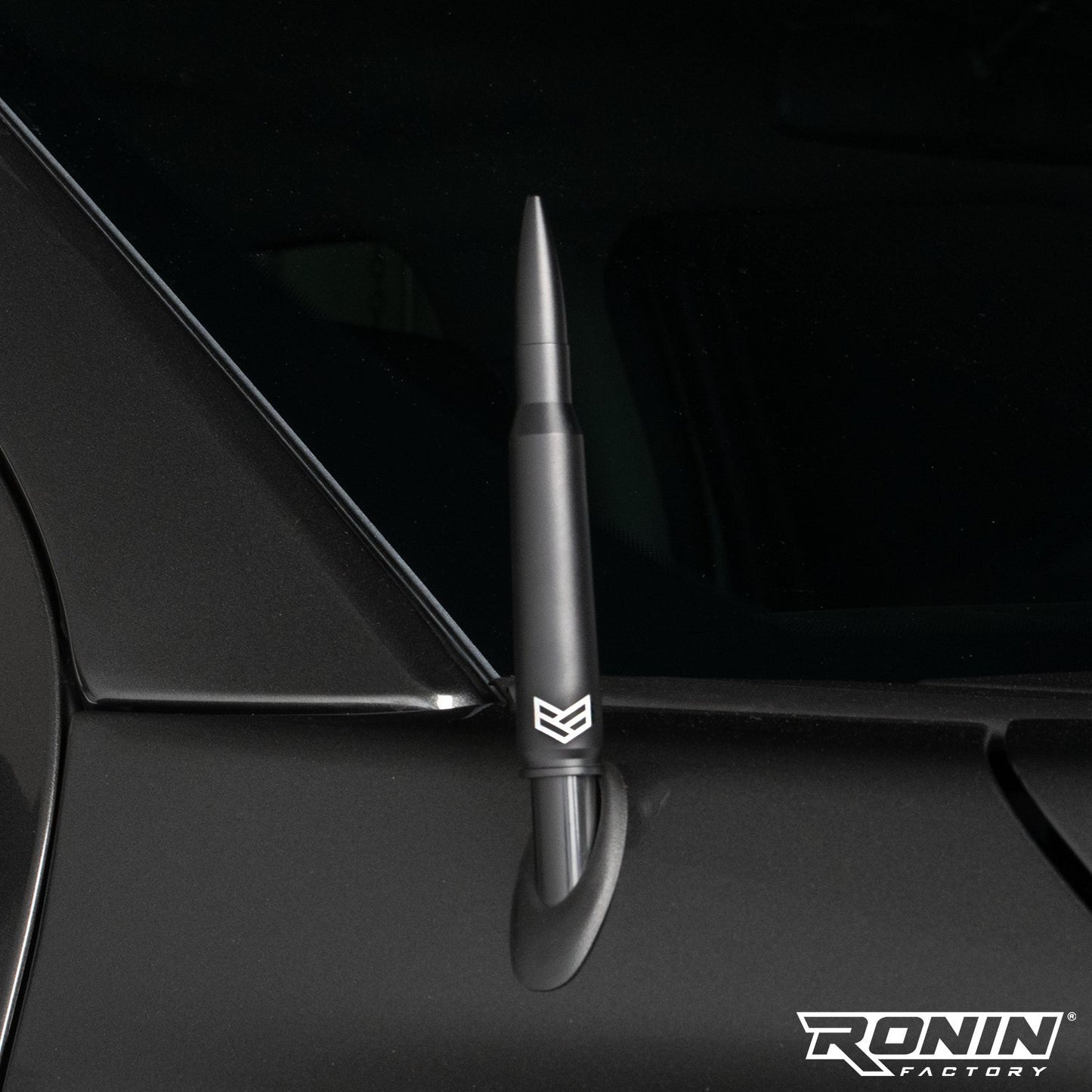 RONIN FACTORY Bullet Antenna for Toyota Trucks - Toyota Tundra (2014-2019) Tacoma (1995-2015) & FJ Cruiser (2006-2014) 6061 Solid Billet Construction