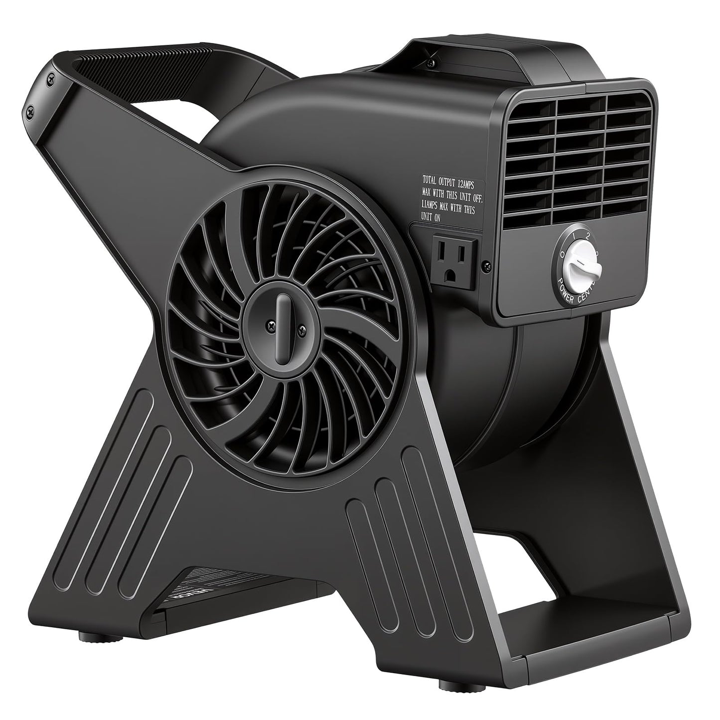 VEVOR Blower Fan, 13 in Portable Utility Floor Fan, 300 CFM, 3 Speeds, Multi-Angle Airflow, Lightweight Portable High Velocity Air Mover, for Drying