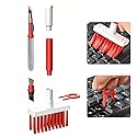 Soft Brush Keyboard Cleaner, Computer Cleaning Tool Kit, 7 in 1 Multipurpose Corner Slit Duster Keycap Puller and Soft Microfiber Brush for Bluetooth