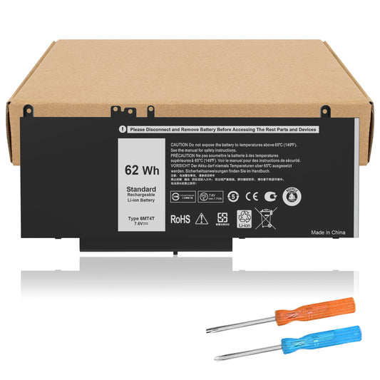 VNYUNQWE E5470 E5570 6MT4T Battery Compatible with Dell Latitude 14 E5470 15 E5570 Precision 15 3510 M3510 Series Notebook Replacement for V69Y TXF9M