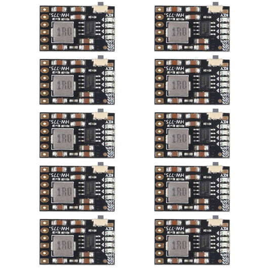 AEDIKO 10pcs 2A 5V Charge Discharge Integrated Module 3.7V 4.2V for 18650 Lithium Battery Charging Boost Mobile Power Protection PCB Board