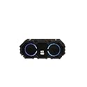Altec Lansing LifeJacket Jolt - Waterproof Bluetooth Speaker, Durable & Portable Speaker with Qi Wireless Charging and Voice Assistant, Black w/Lights