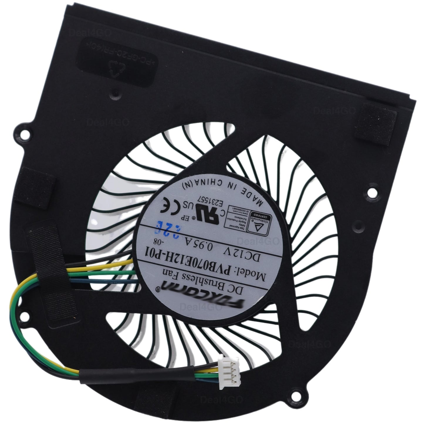 Deal4GO 35W CPU Cooling Fan PVB070E12H P01 Replacement for Lenovo ThinkCentre M70Q M720Q M750Q M920Q M90Q P340 P350 Tiny 6 Desktop, Black