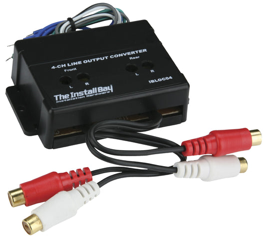 Install Bay IBLOC04 4 Channel Adjustable Line Level Convertor 60 Watt Each