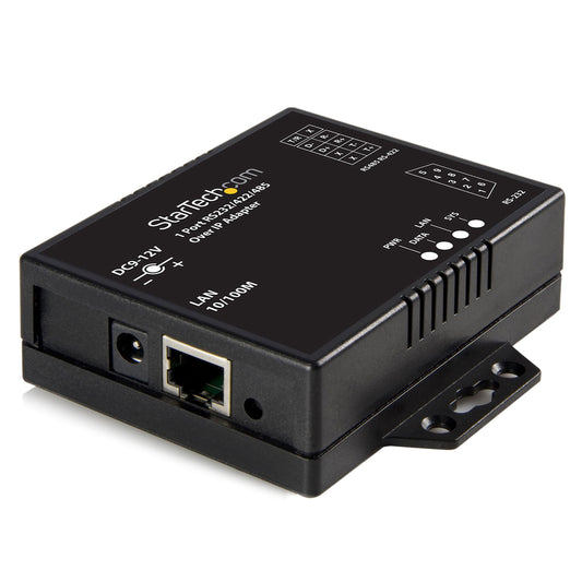 StarTech NETRS2321E 1 Port RS-232/422/485 Serial over IP Ethernet Device Server