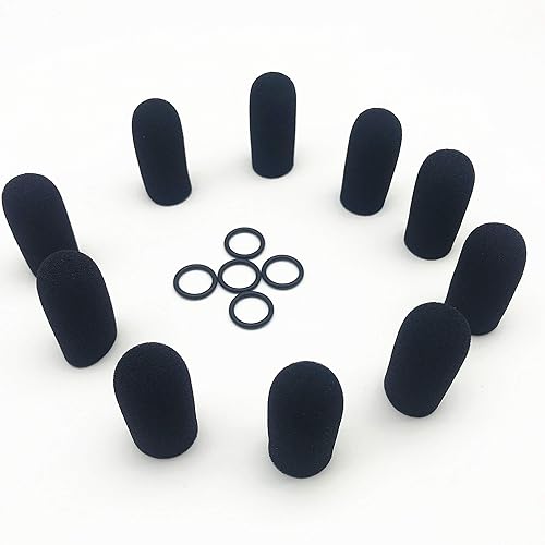 LINHUIPAD Microphone Cover Compatible with David Clark Aviation Microphone Windscreens DC Mic Covers Protector for M-4 M-7 Headsets Microphone(Pack fo