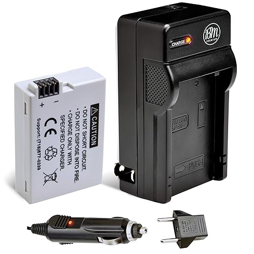 BM Premium LP-E8 Battery and Battery Charger for Canon EOS Rebel T2i, T3i, T4i, T5i, EOS 550D, EOS 600D, EOS 650D, EOS 700D DSLR Digital Camera