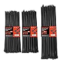 Zip Ties Heavy Duty ?12+12+18 Inch V-Shaped Toothed Double Sided Assorted Size With 200 LBS Tensile Strength Cable Wire Ties Adjustable More Durable