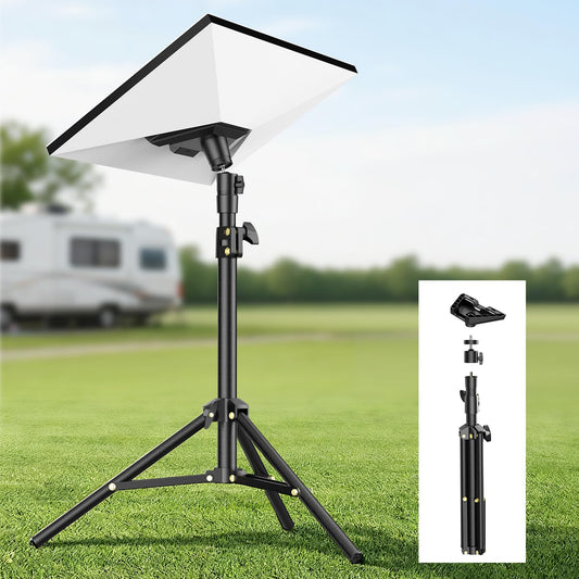 Starlink Mini Tripod Mount with Adapter - Height Adjustable & 360° Tilt, Compatible with Starlink Mini Terminal, Portable Sturdy Stand for RV Camping