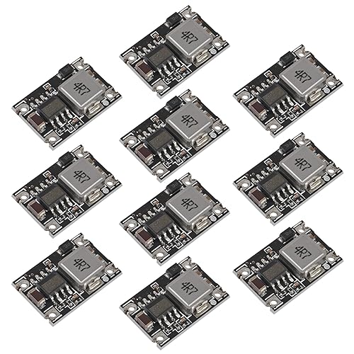 10Pcs 5V Voltage Regulator Mini Reducer DC 5-30V 12V 24V Power Buck to 5V Buck Converter Board 1.8A Output Mini360 MP1584EN DC-DC Buck Step Down…