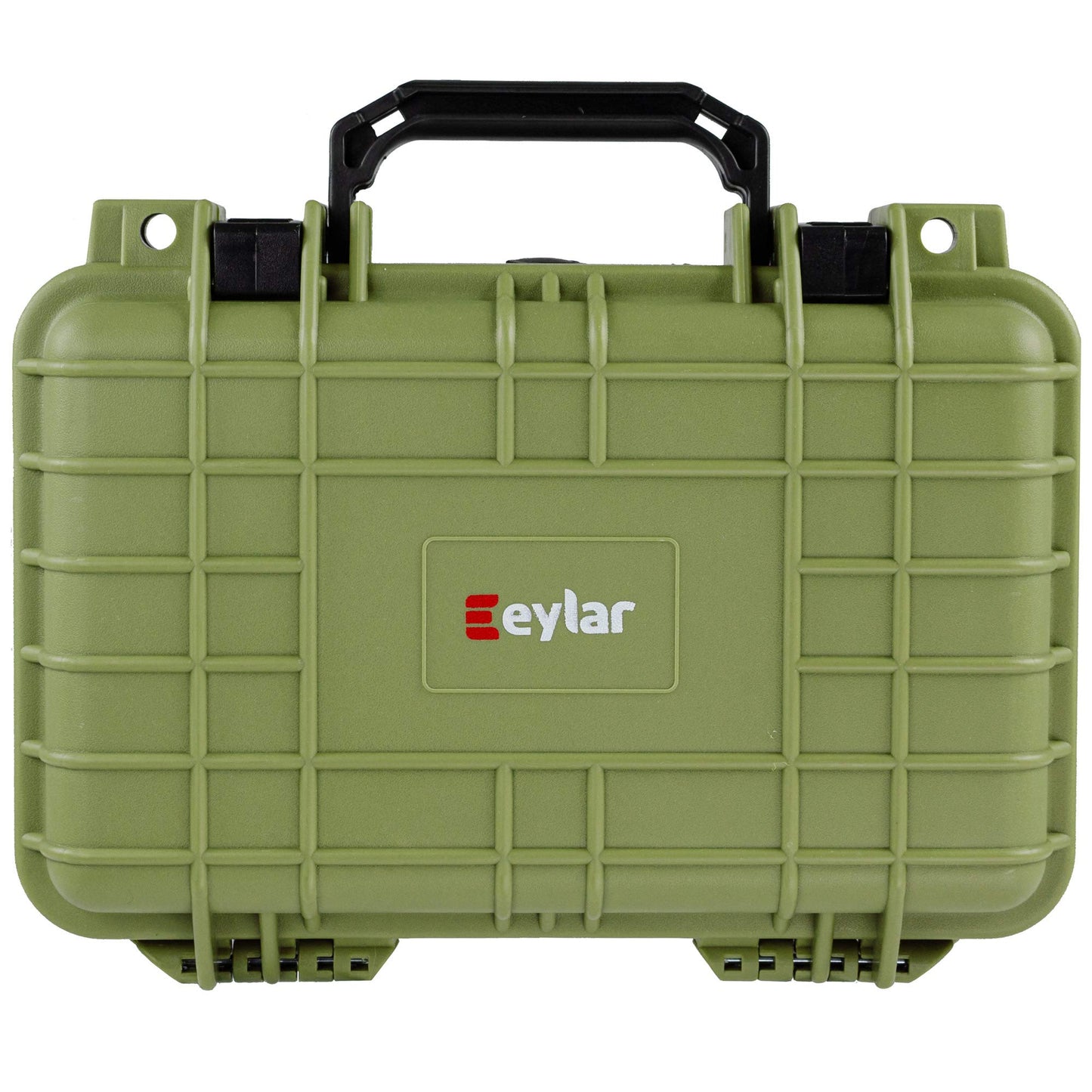 Eylar Protective Gear and Camera Hard Case Waterproof Dry Box with Foam 11.6 Inch 8.3 Inch 3.8 Inch (OD Green)