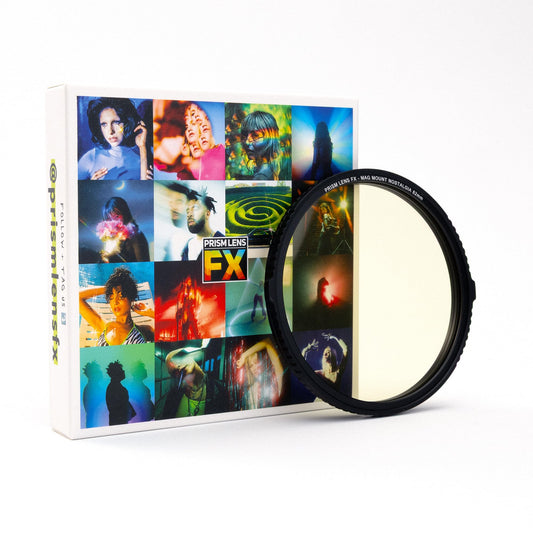 Prism Lens FX Nostalgia FX Filter | 77mm Circular Magnet Mount | Dream FX Diffusion + Vintage Color | Create a Warmer Look While Softening Highlights