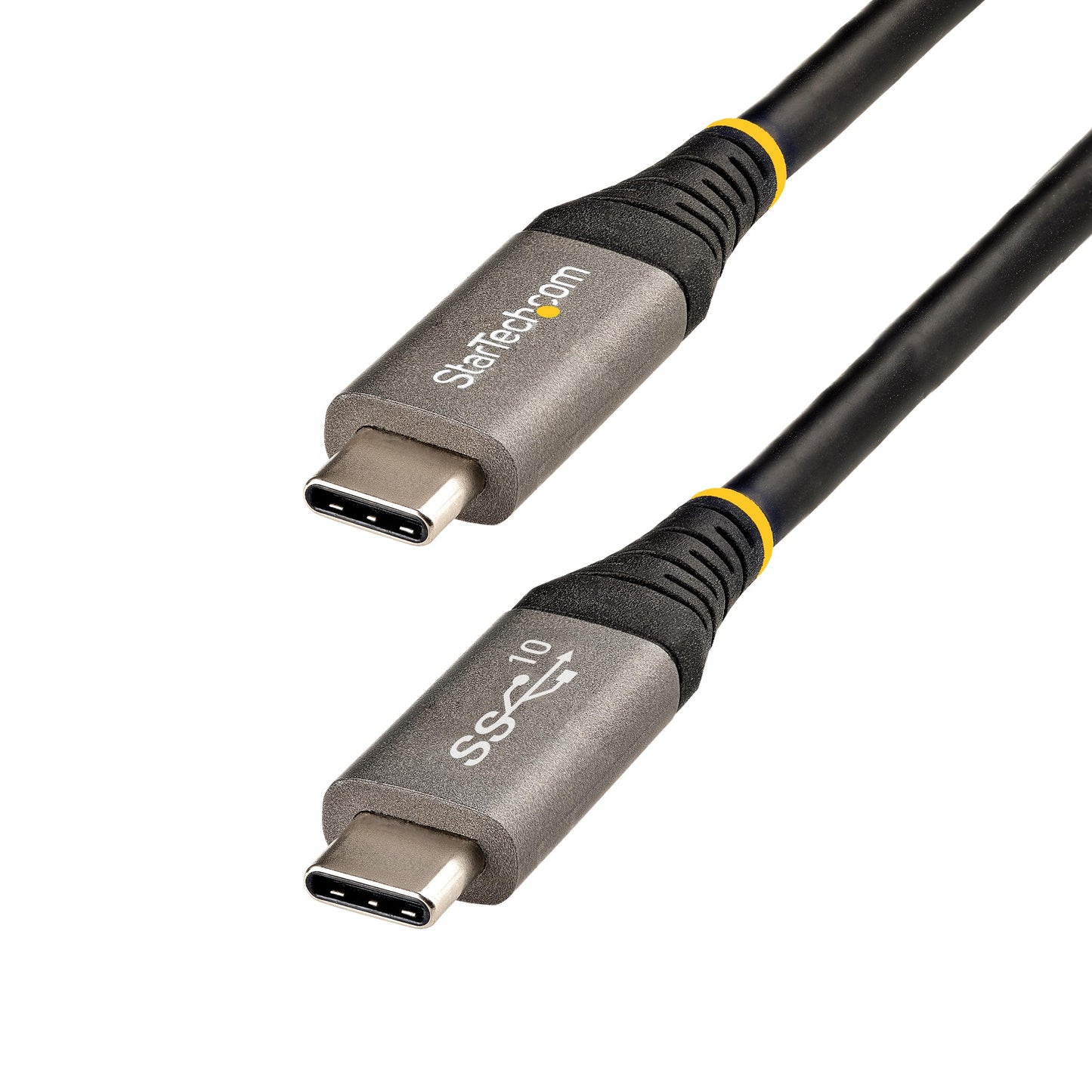 StarTech.com 3ft (1m) USB C Cable 10Gbps - USB-IF Certified USB-C Cable - USB 3.2 Gen 2 Type-C Cable - 100W (5A) Power Delivery Charging, DP Alt Mode