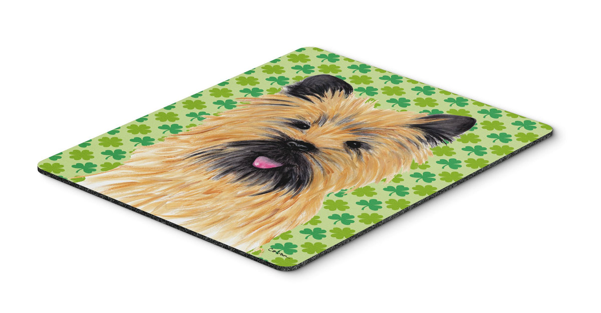 Caroline's Treasures SC9295MP Cairn Terrier St. Patrick's Day Shamrock Portrait Mouse Pad, Hot Pad or Trivet for Home Office Gaming Working Computers