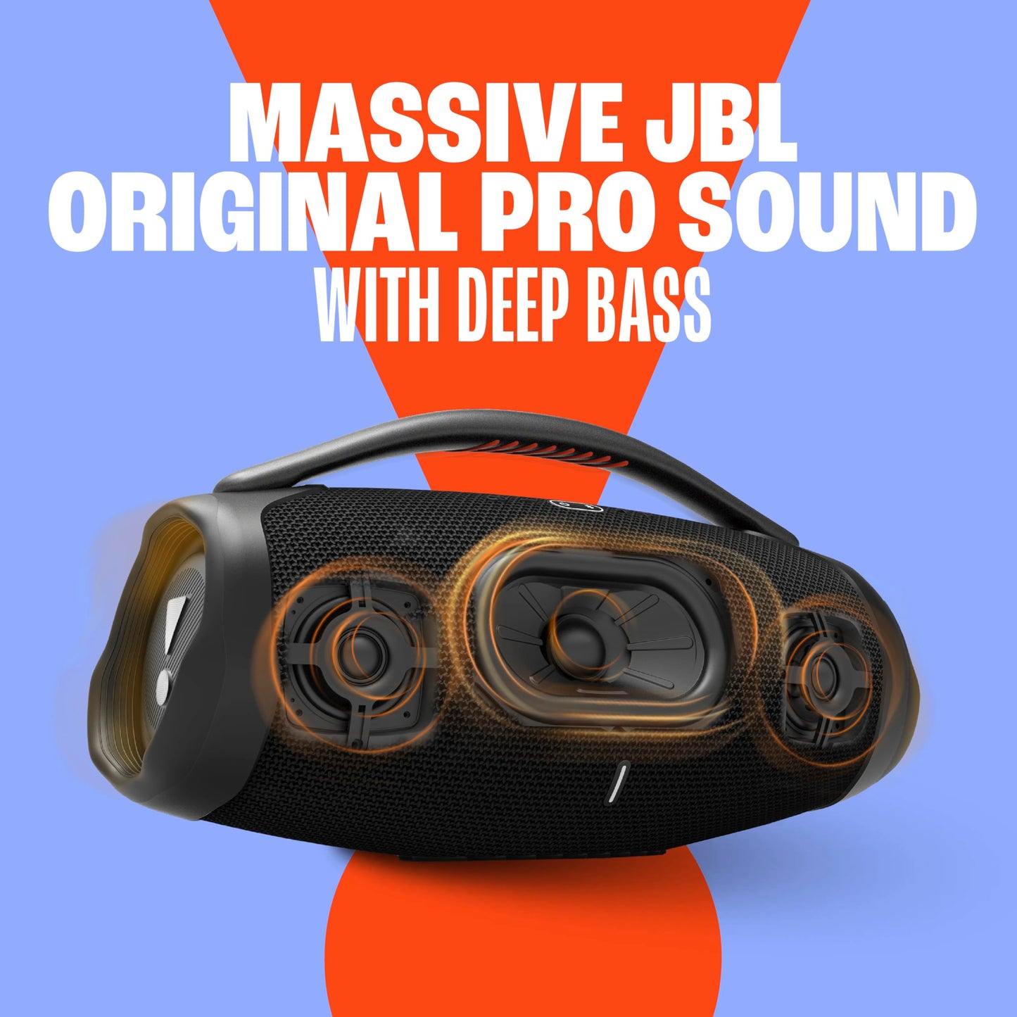 JBL Boombox 3 Wi-Fi - Powerful Wi-Fi and Bluetooth Portable Speaker - Black