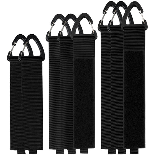 8-Pack Heavy-Duty Extension Cord Organizers - Nylon Storage Straps with Triangle Buckle for Garage, Workshop, and Cable Management