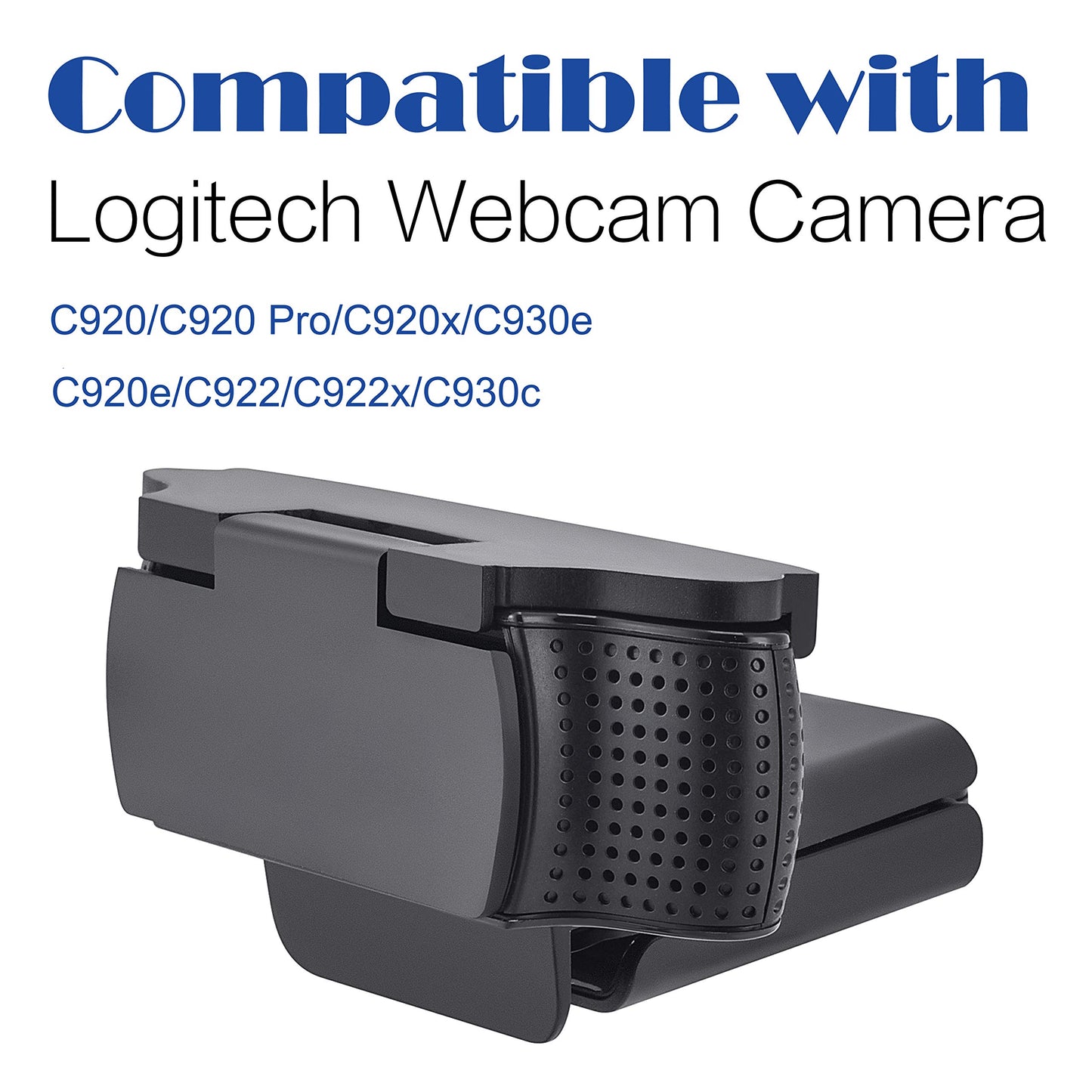 imluckies Webcam Cover for Logitech C920/ C920x/ C930e/ C922x/ C922 HD Pro Stream Webcam, Physical Anti-Peeping, Camera Privacy Shutter Cover Protect