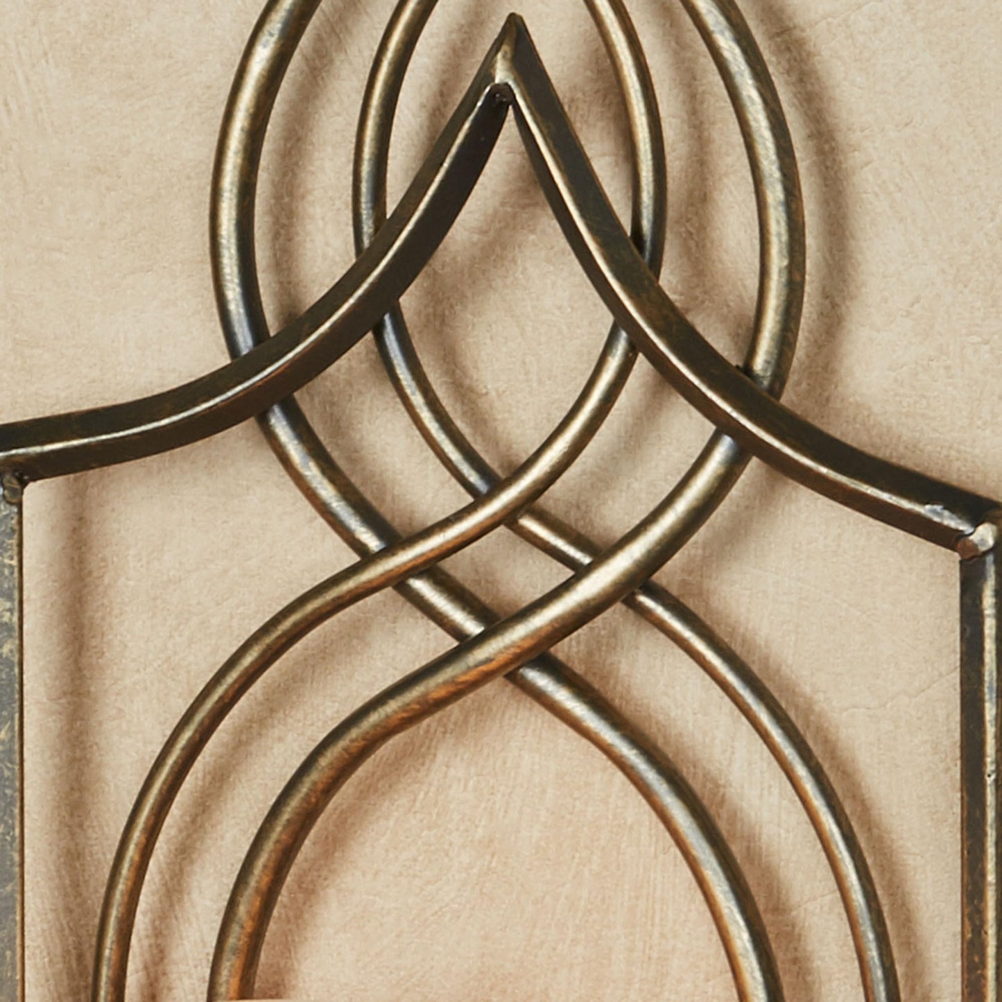 Carmen Unique Openwork Wall Sconce Pair Light Bronze Pair