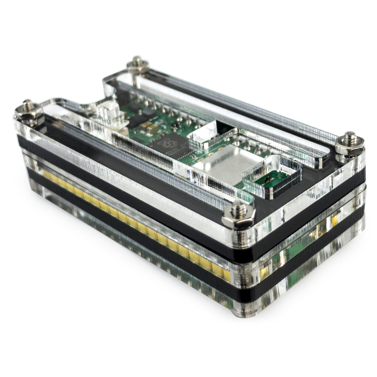 C4Labs Zebra Pico W Case - for the Raspberry Pi Pico W/Pico 2 / Pico 2W - Single Pack