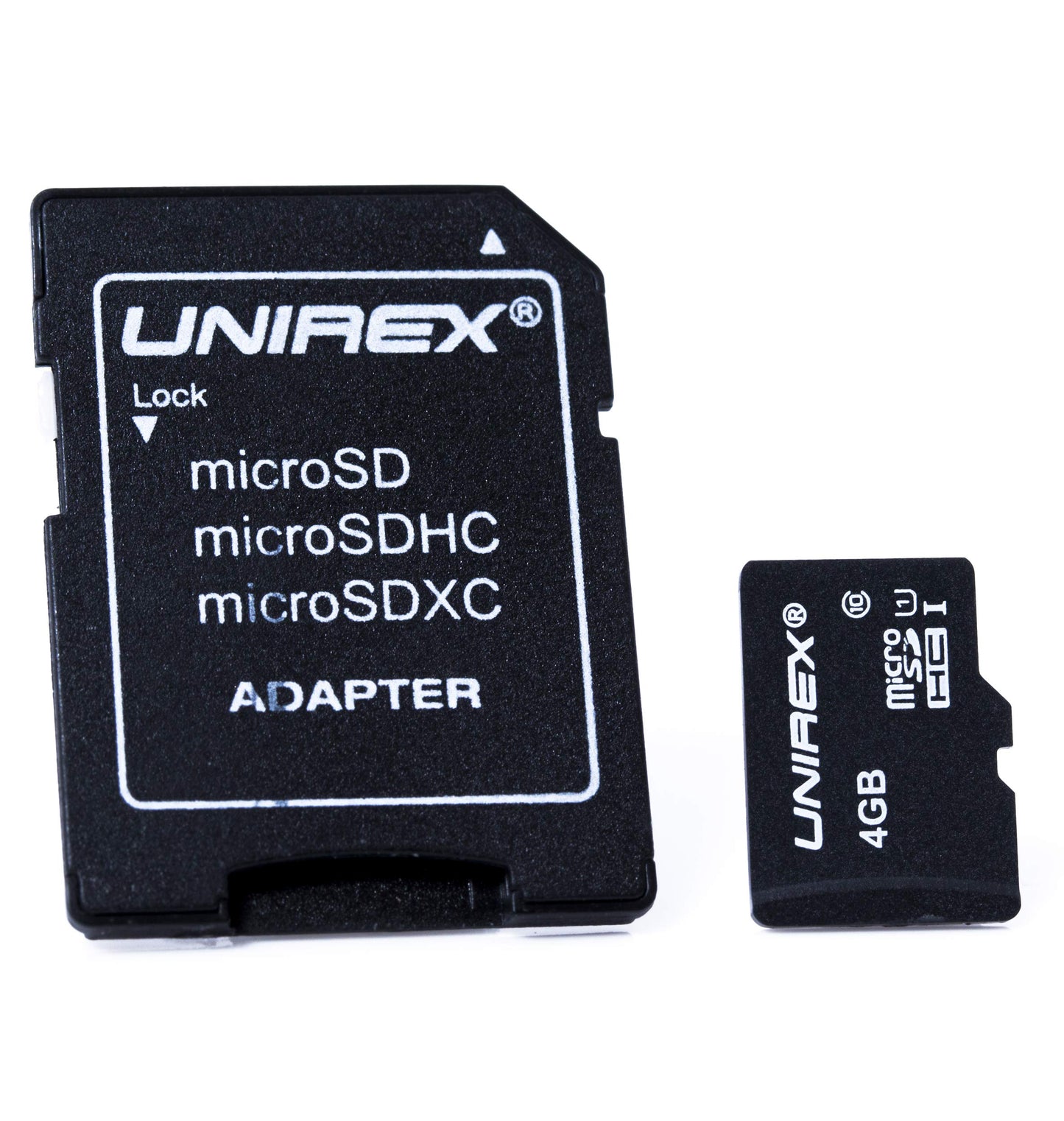 Unirex Micro SD Card with SD Adapter (MSD-042)