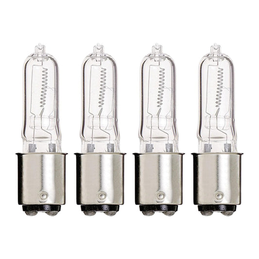 KOR Q150CL/DC Halogen JD Type T4 Bulbs, BA15D DC Bayonet Base, 150W, 120V