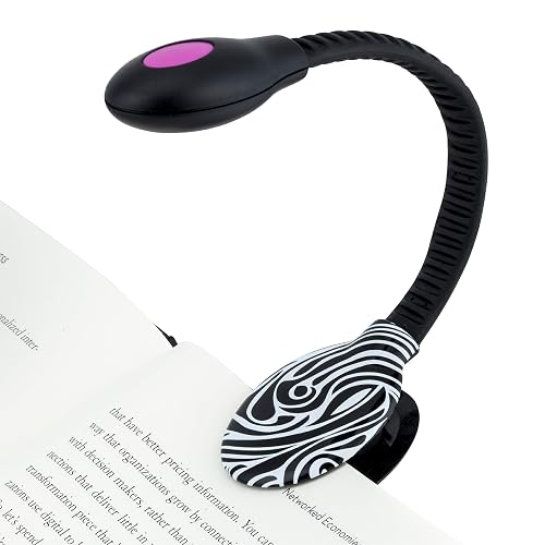 French Bull Rechargeable Sculpt Book Light (Black and White Marble)