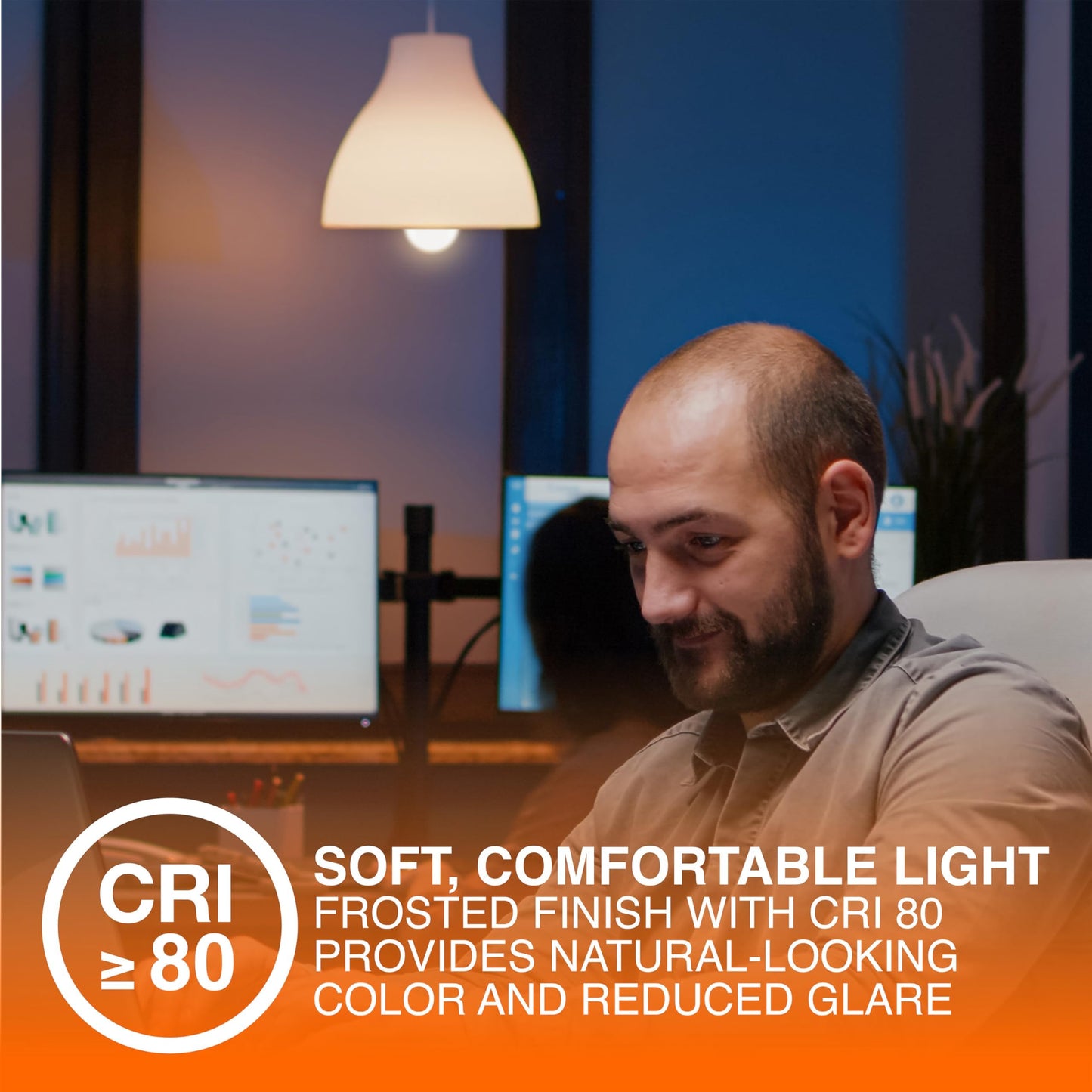 Sylvania A19 10W = 75W LED Light Bulb, 5 Color Temperature Select (2700/3000 / 3500/4000 / 5000K), 1100 LMS, Medium Base, Frosted - 8 Pack (42557)