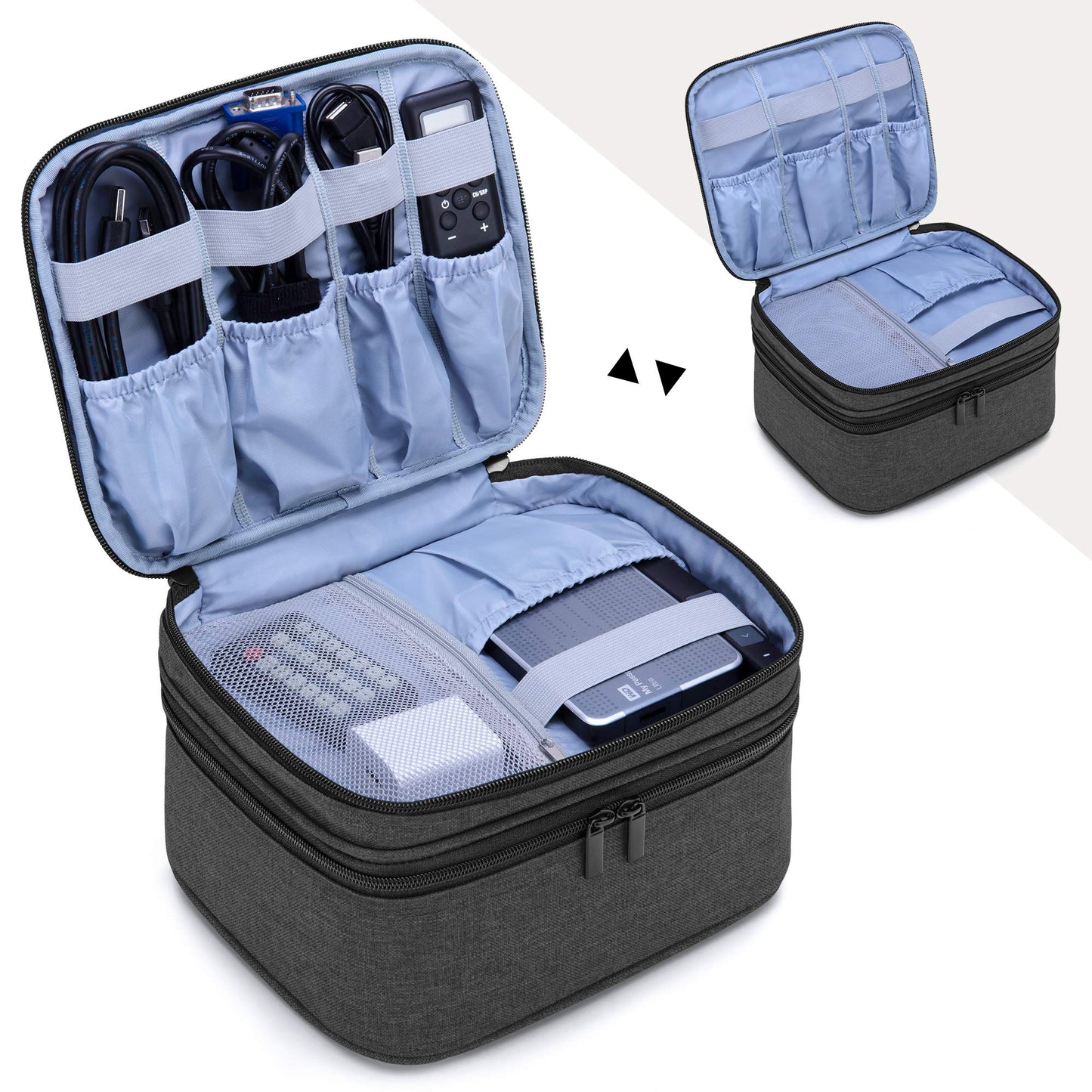LUXJA Carrying Bag Compatible with DR.J Mini Projector, Portable Case for Mini Projector and Accessories, Black