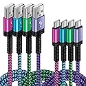 C Charger Cable Fast Charging Phone Android Power Cord 4 Compatible for Samsung Galaxy S24+ S23 Ultra S22 Plus Note 21/20 Ultra, S21+/S20 Plus/S21 S20