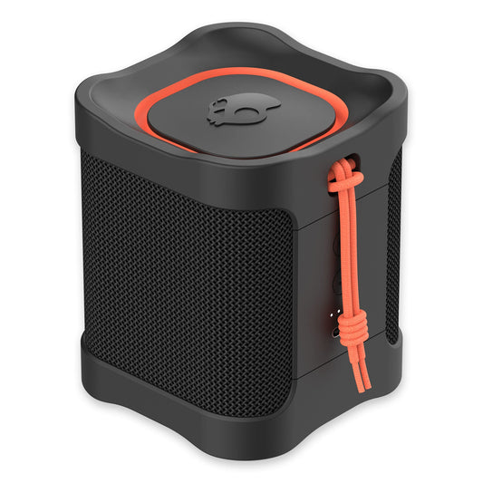 Skullcandy Terrain Mini Wireless Bluetooth Speaker - IPX7 Waterproof Portable Speaker with Dual Custom Passive Radiators, 14 Hour Battery, Nylon Wrist