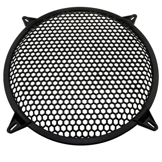 Yocimango 12 Inch Durable Plastic Mesh Waffle Speaker Cover/Screws Audio Sub Woofer Grille Net Protector Cover/Horn Guard Grills Decorative DIY Home