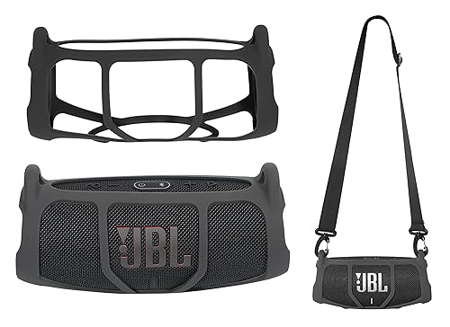 Silicone Cover Skin for JBL Charge 5 - Portable Bluetooth Speaker, by Alltravel, Portable Full Protection Solution, Customized Skin with Color