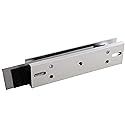 UHPPOTE Aluminum Alloy U-Shape Bracket for 600lbs Magnetic Lock Frameless Glass Door