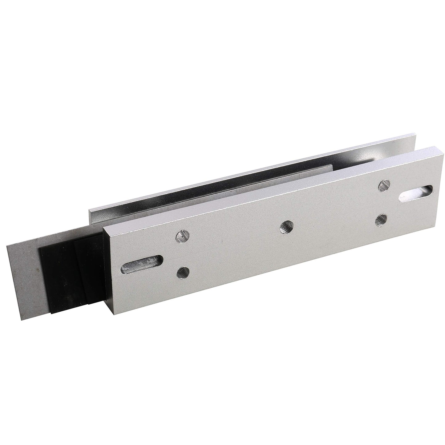 UHPPOTE Aluminum Alloy U-Shape Bracket for 600lbs Magnetic Lock Frameless Glass Door