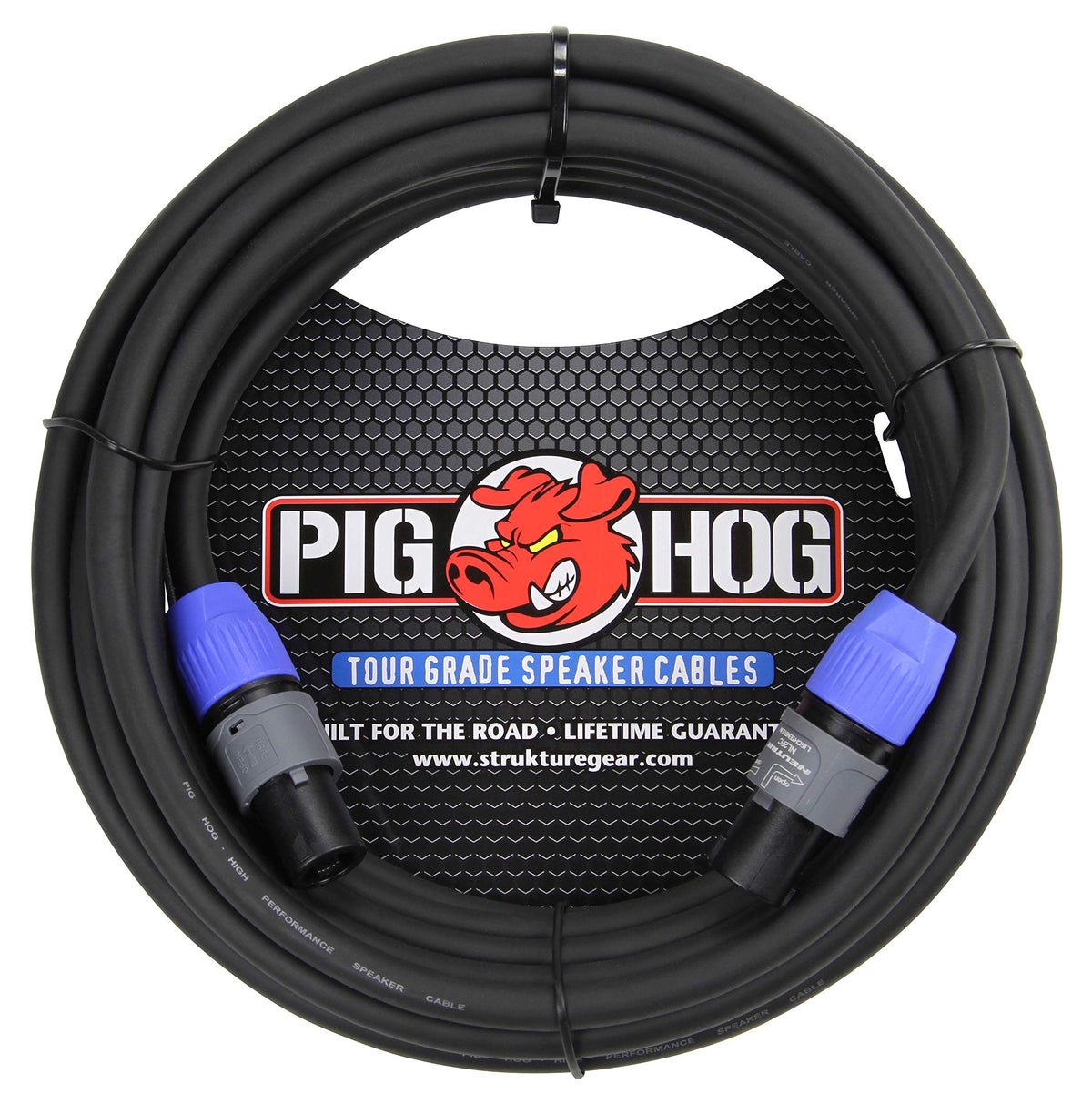Pig Hog PHSC10SPK High Performance 14 Gauge 9.2mm speakON Speaker Cable, 10 Feet
