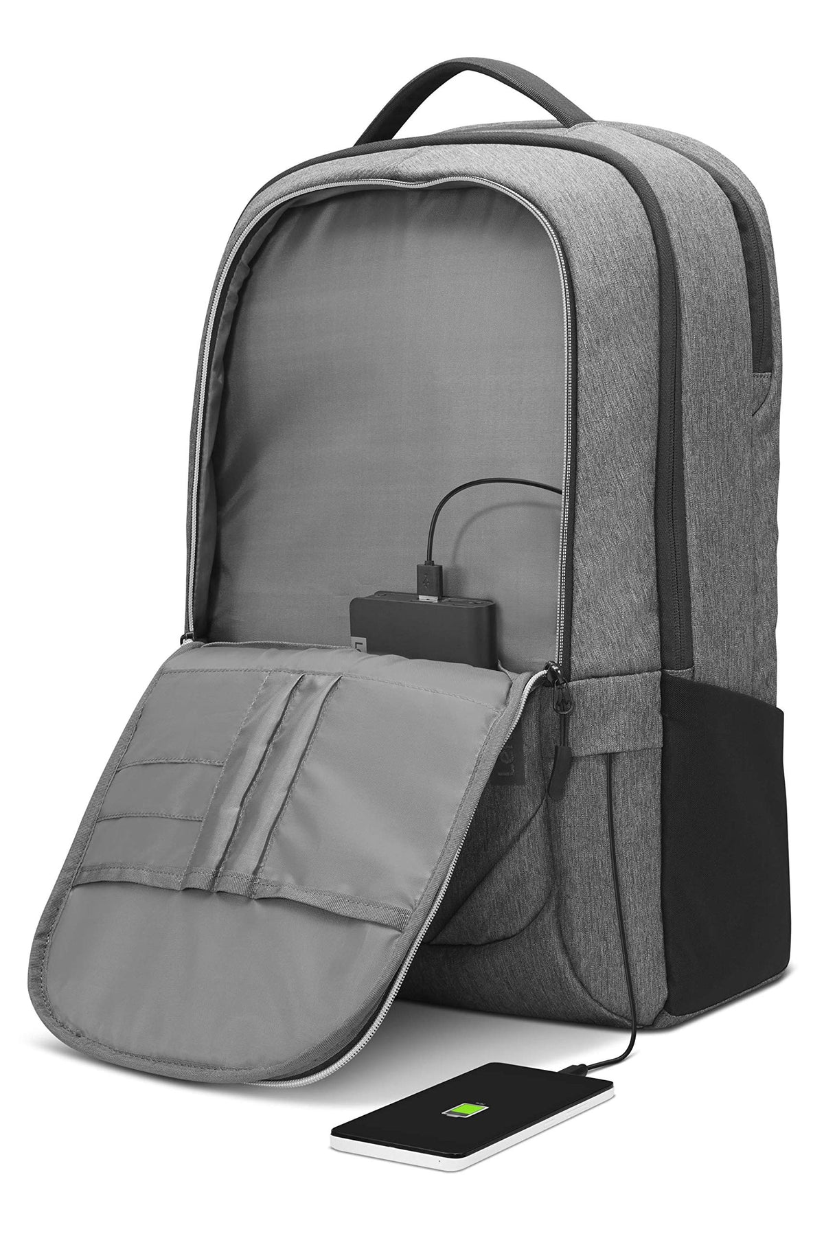 Lenovo 17" Laptop Urban Backpack B730, Fits Up to 17.3-Inch Laptops, Water-Repellent Material, Padded PC Compartment, Anti-Theft Pocket, On-The-Go