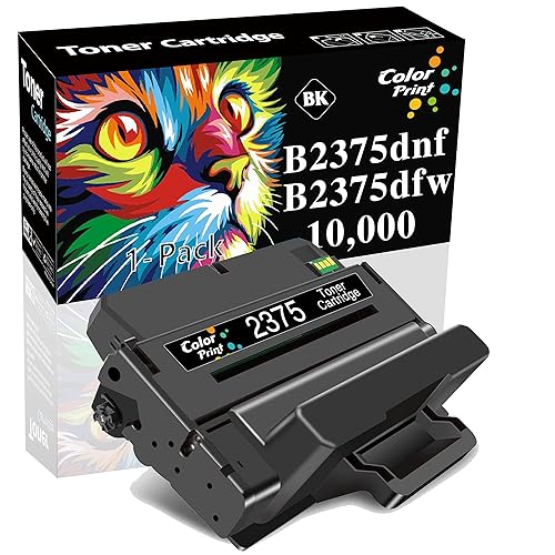 1-Pack Compatible Toner Cartridge Replacement for Dell B2375DNF Toner Cartridge 2375DNF 2375 C7D6F 593-BBBJ 8PTH4 Used for Dell B2375dfw B2375