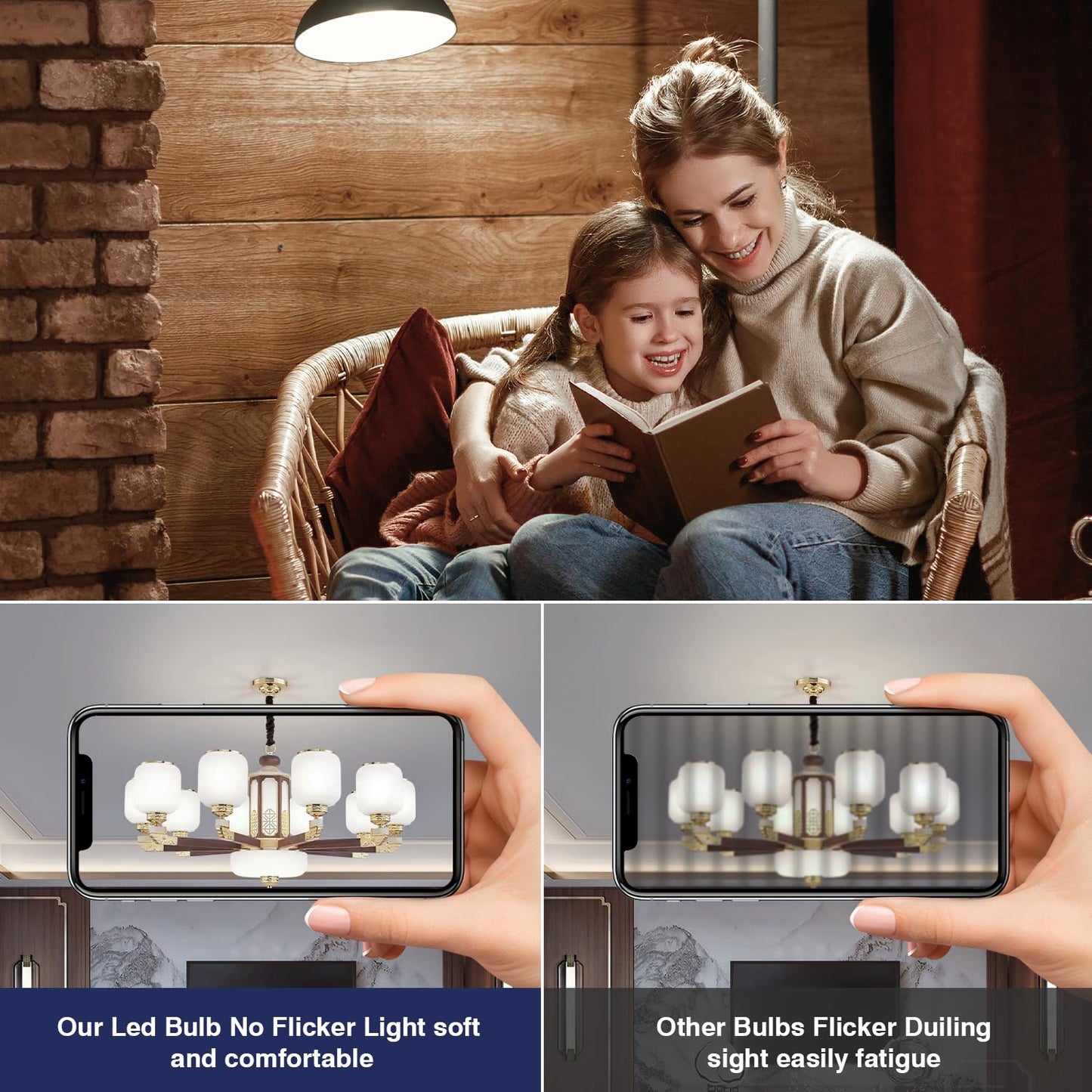 HJFF 6 Pack LED Corn Light Bulb 200w Equivalent 2500 Lumen 5000K Cool Daylight White 20W E26/E27 Base Non-dimmable Ceiling Fan Led Light Bulb for Home