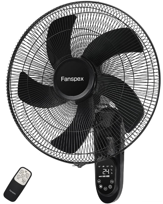 Fanspex 18" Wall Mounted Fan for Home Garage Workshop Greenhouse