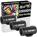 (3-Pack, Black, High Yield) ColorPrint Compatible S2810DN Toner Cartridge Replacement for Dell S2810 S2810X 2810DN Work with 593-BBMF 47GMH H815dw